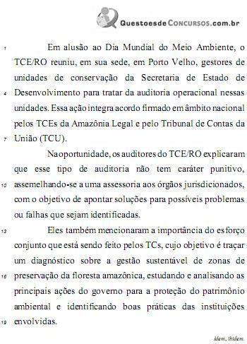 Julgue os itens que se seguem, relativos às informações e estruturas linguísticas do texto acima. O emprego de vírgula logo após o vocábulo oportunidade (l.