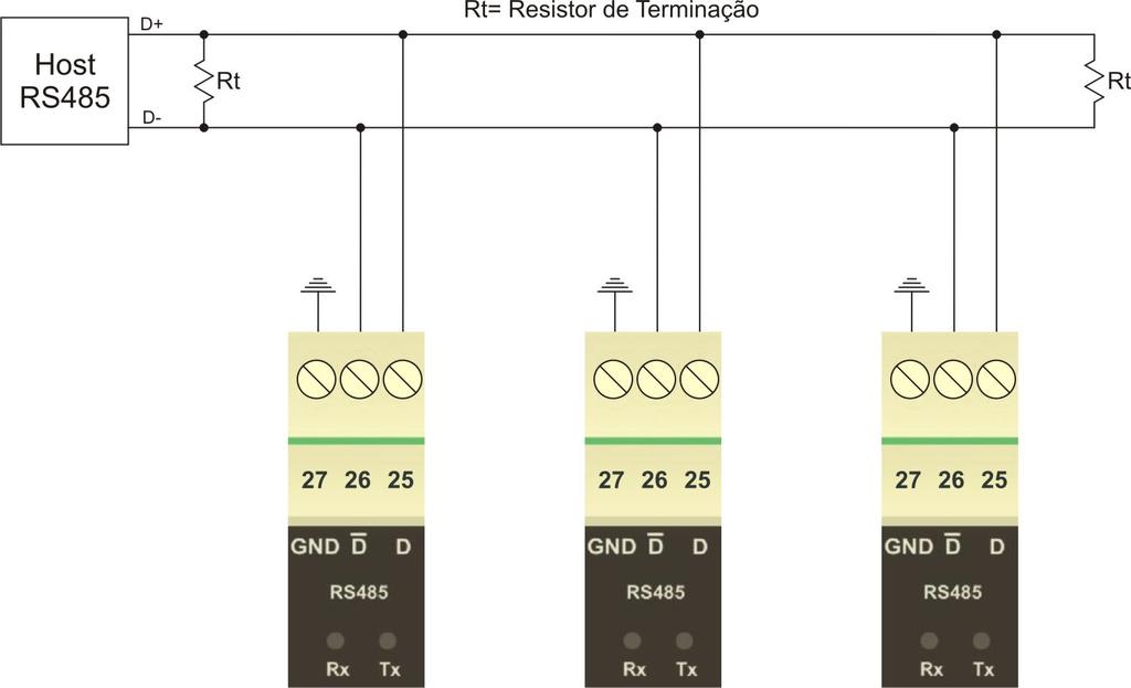 % A alimentação, na faixa de 85 a 265Vca/cc, deve ser conectada aos bornes 35 e 36. O consumo do A202 é de 6VA (máximo).