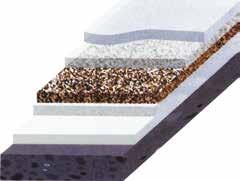 de impermeabilização do piso, adiciona-se uma camada de membrana MMA