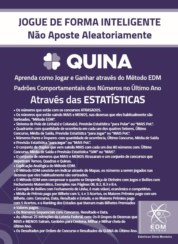 Página 01 1º Mapa, os números por ordem crescente com a quantidade de vezes que eles foram sorteados e a distribuição de vezes nas 6 dezenas da Mega Sena Método EDM, indicando os números nas dezenas