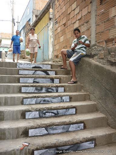 ...e a infância e a juventude adquirem fala, constróem suas narrativas, em várias línguas, caligrafando alinhavando uma coisa e outra