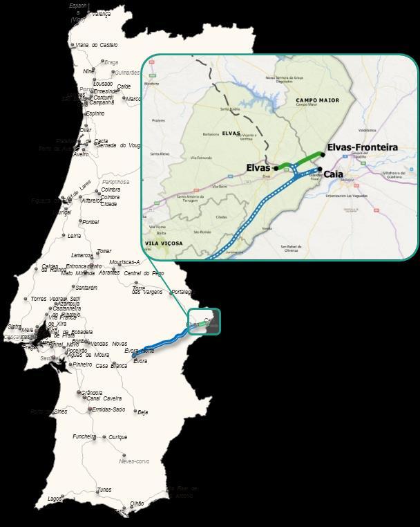 Linha do Leste Âmbito e Financiamento Renovação integral da superestrutura de via e tratamento da plataforma ferroviária A