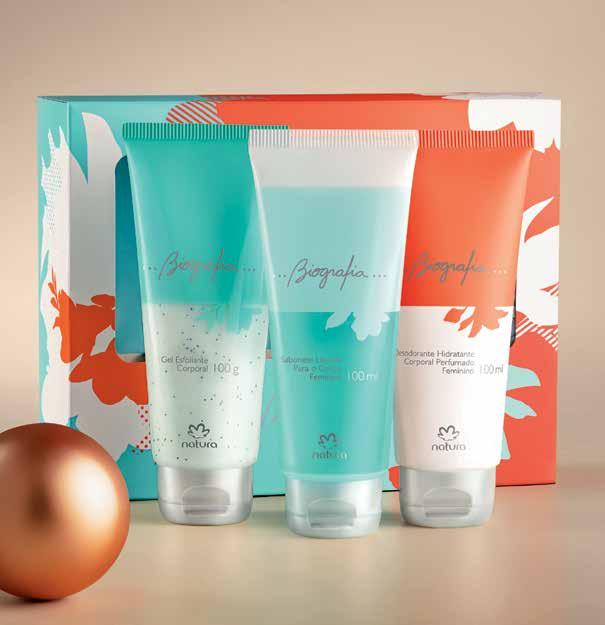 natal natura Porque construímos uma linda história juntos Presente natura trio coral biografia feminino 1 Gel esfoliante coral 100 g exclusivo 1 Sabonete líquido para o corpo 100 ml exclusivo 1