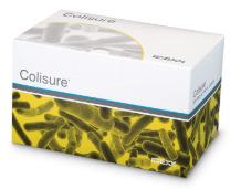 Colisure Kit para analise de coliformes e e-coli Visualização em CPRG-MUG, Mudança do positivo para magenta.