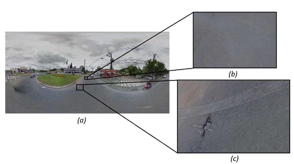 0. 4.1. Criação do dataset Um dataset foi exclusivamente criado para a realização dos testes. Várias imagens de resolução 13312 6656 foram extraídas manualmente do Google Street View.