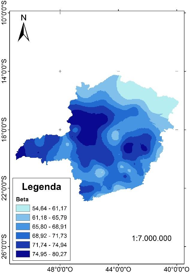 Geoestatística aplicada na estimativa de chuvas máximas diárias no estado de Minas Gerais nas Regiões Sul (região da Serra da Mantiqueira) e Noroeste de Minas.