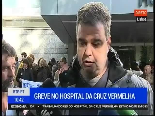 Greve dos trabalhadores do Hospital da