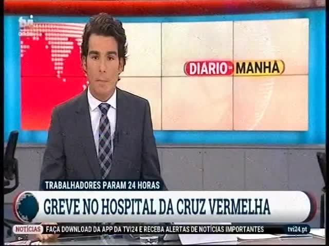 A62 TVI Duração: 00:00:33 OCS: TVI - Diário da Manhã ID: 78123495 13-12-2018 07:08 Os trabalhadores do Hospital da Cruz Vermelha estão hoje em