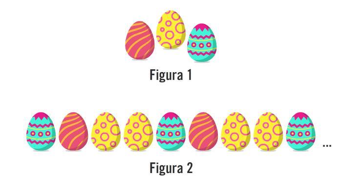18. A Rosa recebeu um saco com 50 ovos de Páscoa de 3 tipos diferentes, representados na imagem da figura 1.