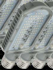 Características Alto desempenho em iluminância; Cada LED possui a tecnologia STC (Smart Temperature Control) que controla a temperatura do LED, garantido uma vida útil
