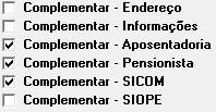 Os arquivos gerados para o SICOM terão como base as folhas de pagamento, por isso as atualizações dessas informações passadas precisam ser feitas no