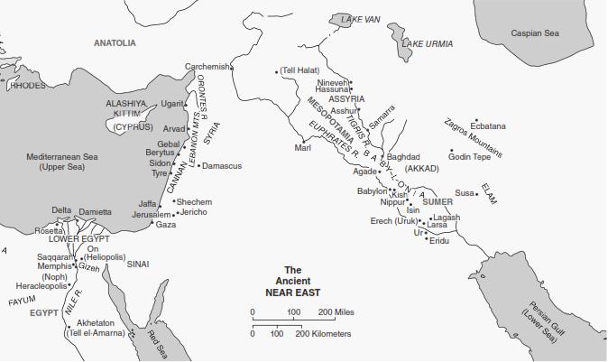 Figura 1. Oriente Médio Antigo.