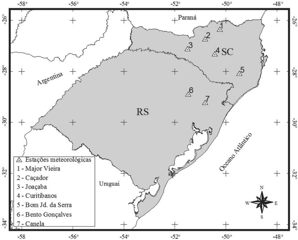 476 Rosandro Boligon Minuzzi O Índice de Concordância (d) (Willmott, 1981) descrito na Equação 1, varia de 0 a 1 e representa o quanto as unidades-horas de frio, estimadas pelos modelos encontrados