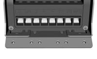 1: Conexões de alimentação do NOVUS Drive 10, MI1 3~(230V,400V,600V) External brake resistor