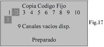 Para realizar varias cópias de um mesmo comando evolutivo, não é necessário lê-lo tantas vezes quantas as cópias necessárias. Apenas é necessário conectar um novo comando e pulsar a tecla. 1.