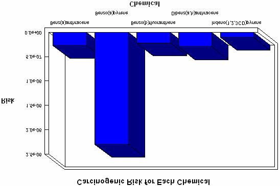 74 SUMMARY OF CARCINOGENIC RISK For Surface Soil CASE 1: Worker - Typical Dermal Contact Soil TOTAL Benz(a)anthracene 2.7E-07 2.7E-07 Benzo(a)pyrene 2.3E-06 2.3E-06 Benzo(b)fluoranthene 2.2E-07 2.