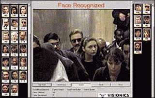 Reconhecimento Facial Softwares mapeiam a geometria e as proporções da face.