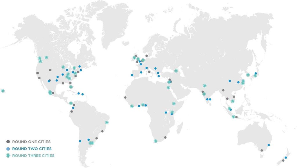 Programa 100RC 100RC, capitaneada pela Fundação Rockefeller, se associa com cidades ao redor do mundo para