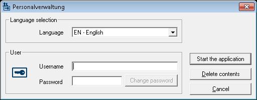 Access Professional Edition Geral pt-br 5 2 Geral 2.1 Iniciar sessão (login) do usuário Os seguintes aplicativos estão disponíveis.