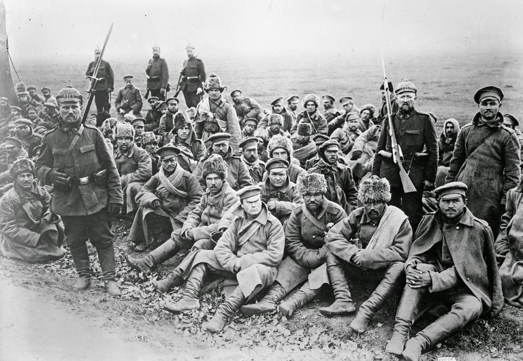 Prisioneiros de guerra russos feitos depois da Batalha de