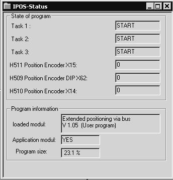 Para fazê-lo, execute os seguintes passos: Ligue o MOVIDRIVE ao PC através do interface série. Inicie o MOVITOOLS. No MOVIDRIVE, inicie o programa "Shell".