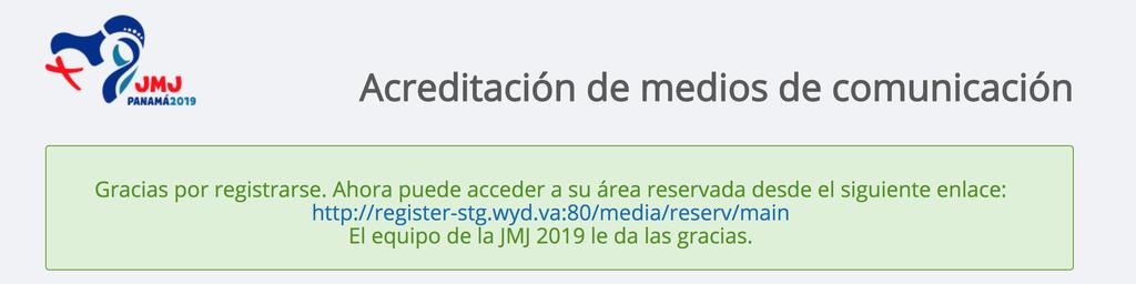 Quando terminar de criar sua senha, será exibida esta tela Obrigado por se registrar.