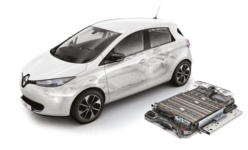 Nova bateria Zero Emission 40 A bateria Zero Emission 40 é um dos elementos-chave do Renault ZOE.