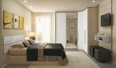 Dormitórios Os móveis podem ser utilizados em diversos espaços, e o quarto está entre um dos ambientes mais pedidos de nossos clientes.