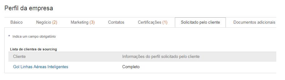 Por fim, será necessário aguardar a aprovação pela área de cadastro de fornecedores da GOL, a qual analisará as informações cadastradas, o relatório Serasa Fornecedor e