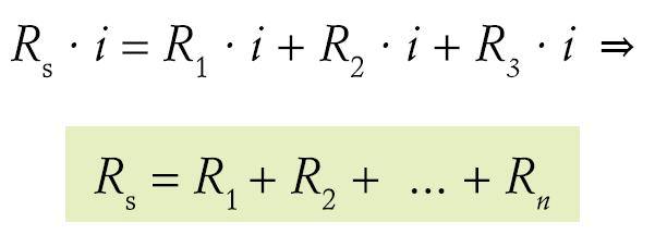 2 Associação de resistores Como sabemos que U total = U 1 + U