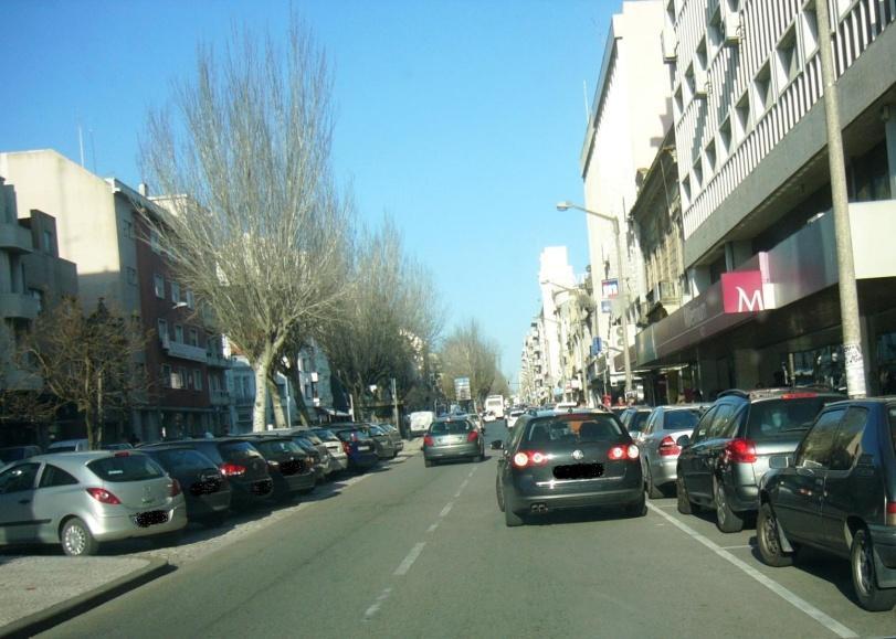 Figura 18 - Estacionamentos em segunda fila na Avenida Dr. Lourenço Peixinho. A Avenida Dr.