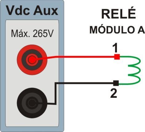 Obtenção de oscilografia do relé Schneider T87 1. Conexão do relé ao CE-6006 No apêndice A-1 mostram-se as designações dos terminais do relé. 1.1 Fonte Auxiliar Ligue o positivo (borne vermelho) da Fonte Aux.