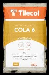 Cola 6Tilecol Página 24 Cola 6 Piso parede interno e externo Argamassa colante para cerâmicas em áreas internas e externas 1.