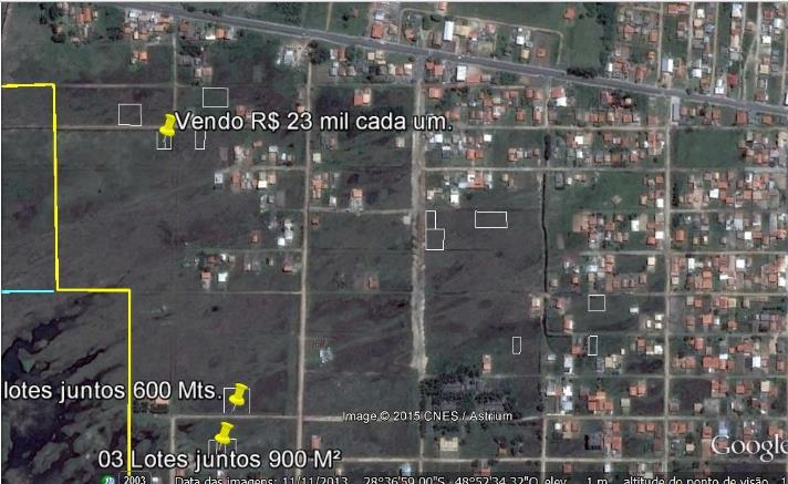 Amostra N.º Data: 03 30/04/2018 Localização: Rua Santa Fé Lote 16 Bairro: Costa Azul I Tipo do Imóvel: Zoneamento: Terreno.