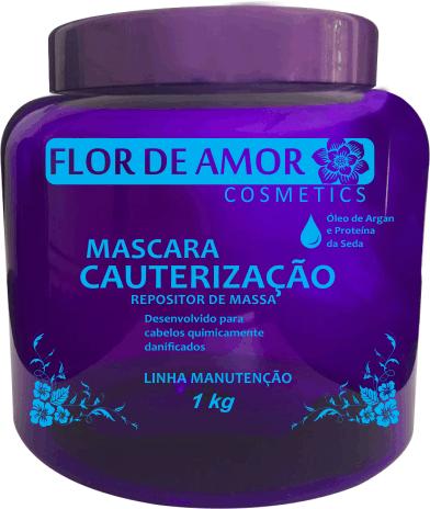 MASCARA CAUTERIZAÇÃO 1KG Repositor de água e óleo, enriquecida com óleo de Argan e Silicones.