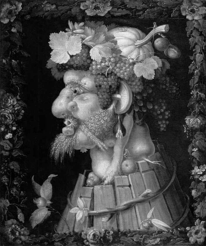 Figura 02 Outono, 1573. Autor: Giuseppe Arcimboldo. (Imagem disponível em: http://www.wikiart.