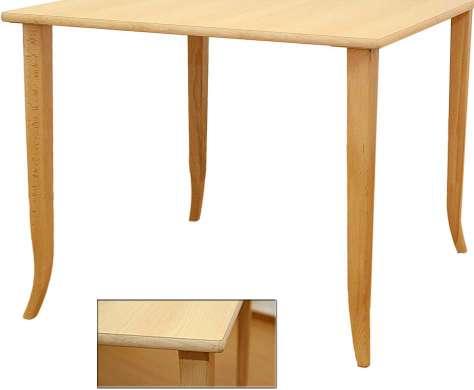 CHRH4 * mesa de refeitório rectangular com o tampo em fibra de madeira