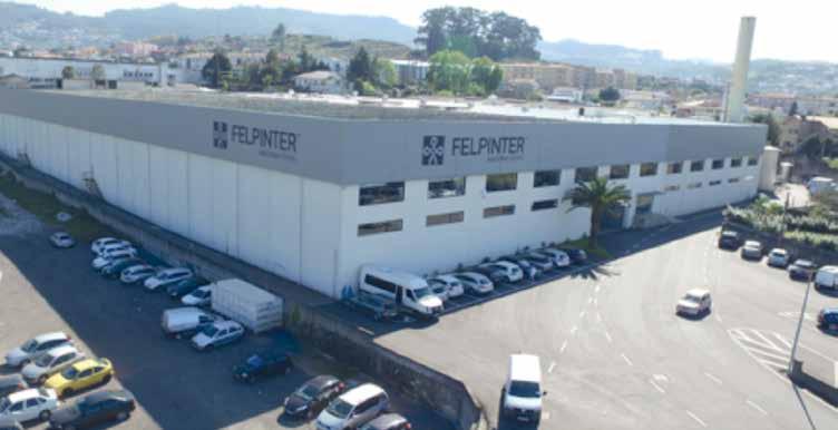 capacidade para cerca de 6 000 fusos com anéis. A Felpinter foi criada em 1991 e emprega hoje cerca de 430 funcionários.