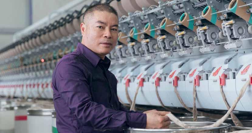 30 CLIENTES / 1/2018 BD 7 E YONGTAI TEXTILE. EXPANDIR-SE COM A SAURER INTERNATIONAL. A Yongtai Textile Co. Ltd.