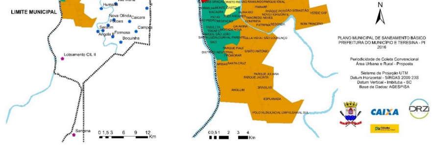 A adequação quanto a periodicidade em alguns bairros na área urbana não demanda de projetos de implantação específicos, trata-se apenas de uma adequação na logística de coleta que deverá ser