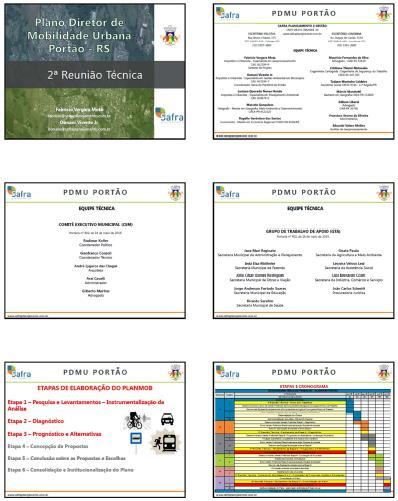 28 PDMU de Portão/RS - Relatório do Processo Participativo Cópia dos Slides da