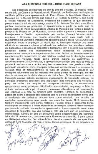 40 PDMU de Portão/RS - Relatório do Processo Participativo Cópia