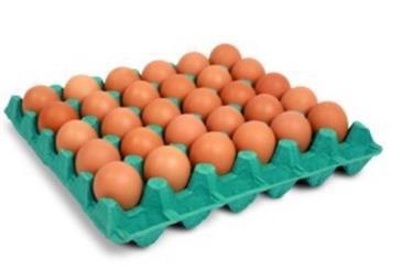 bandeja de ovos de galinha caipira (30 ovos) Para