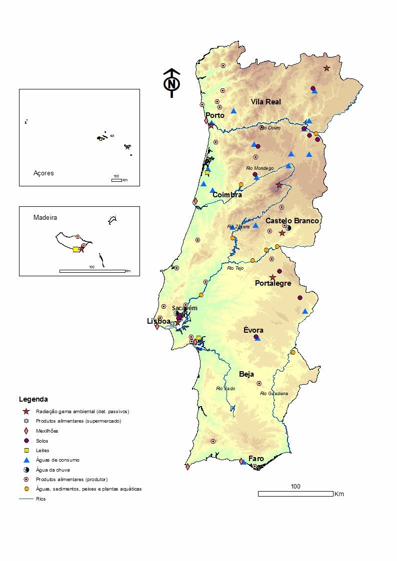 Relatório UPSR-A nº32/2008 Figura 2- Locais de