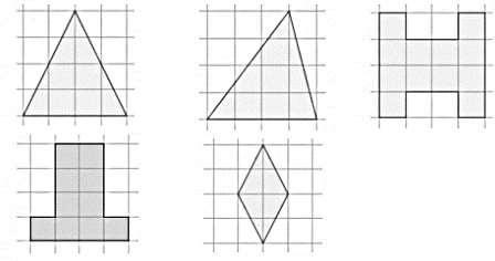 b) MARQUE com um ( X ) o desenho que não apresenta simetria. 04.