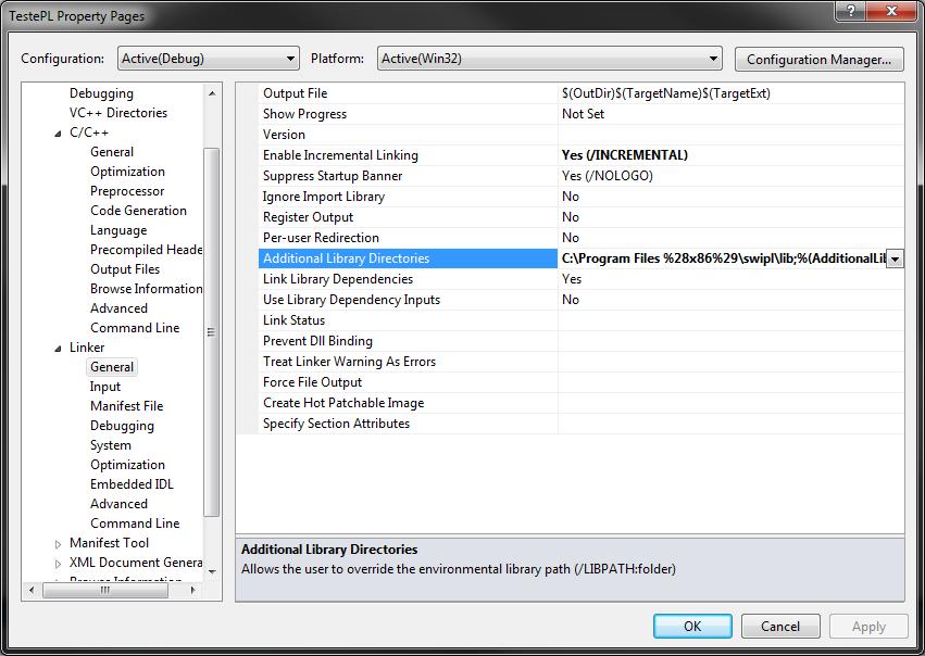 Configuração - Visual Studio Library
