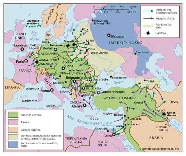 Mapa da Europa