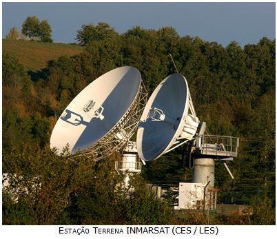 Na terra, estão distribuídas em torno do mundo as antenas gigantes de comunicação responsáveis pela recepção dos sinais de retorno dos satélites e distribuição para as redes de telecomunicações.