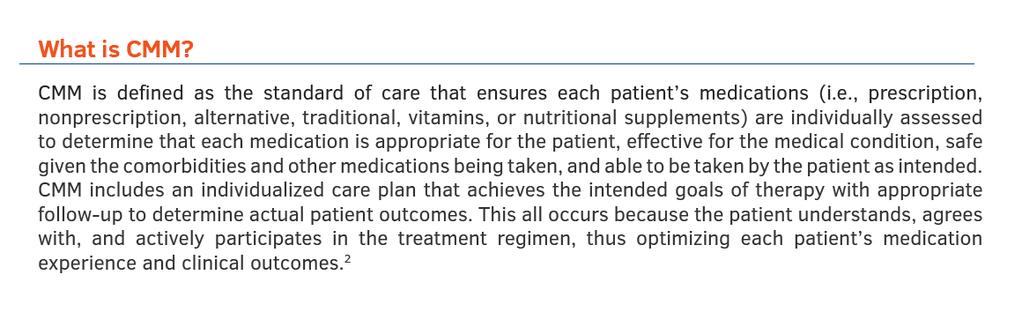 Comprehensive Medication Management