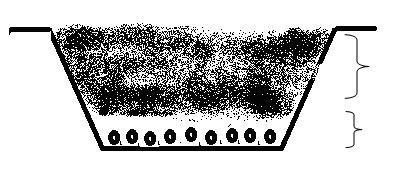 FIGURE 1: Left photo of the experimental unit and, on the right, the cross-sectional schematic drawing of the experimental unit.